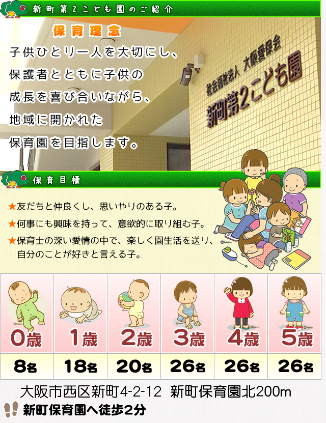 新町第2こども園のご紹介