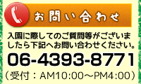 お電話でのお問い合わせ
